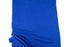 Blue Cotton Spandex Fine Rib Knit Jersey Fabric by the yard